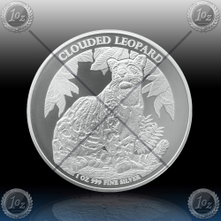 1oz KAMBODŽA 3000 Riels 2023 (Clouded Leopard) BU